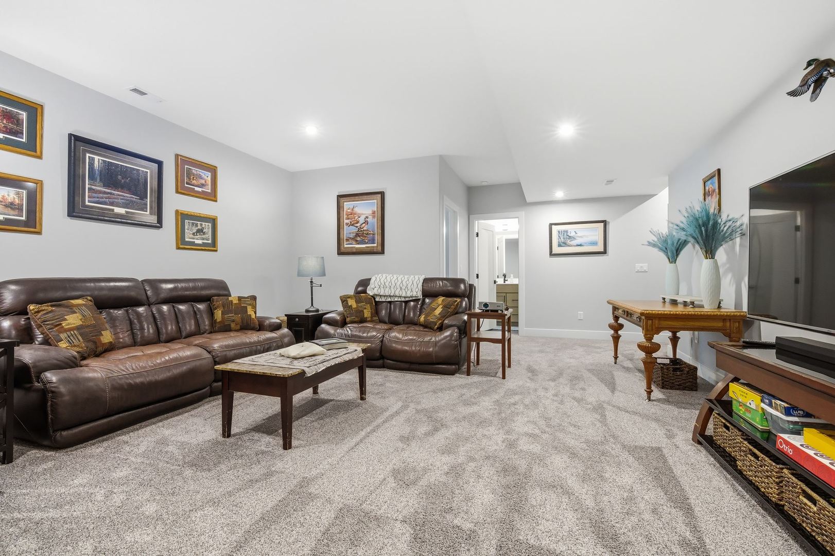 1216 Granite Way Normal, IL 61761 - Photo 20 of 33 a living room with furniture and a flat screen tv