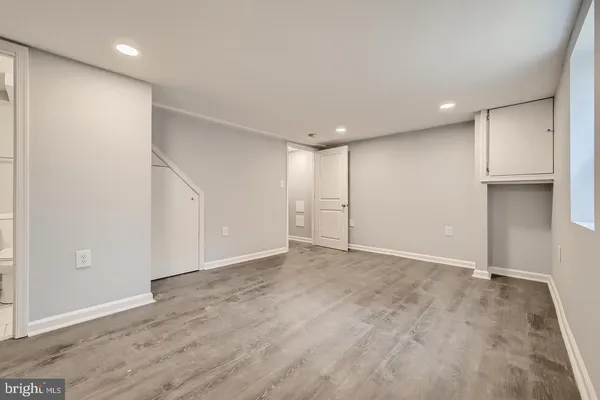 a view of an empty room