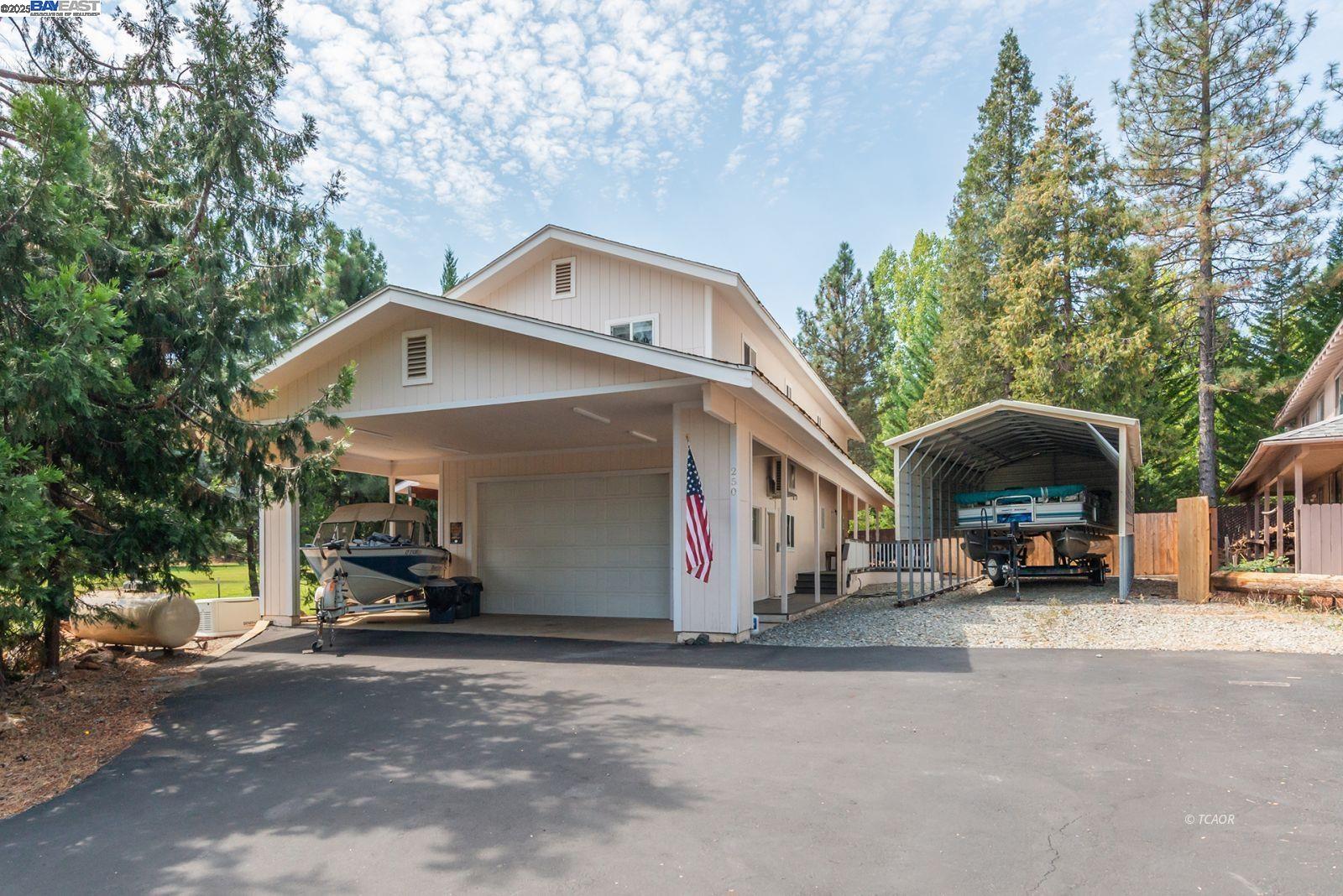 250 Mary Avenue Trinity Center, CA 96091 - Photo 38 of 49 a view of a car park in front of house