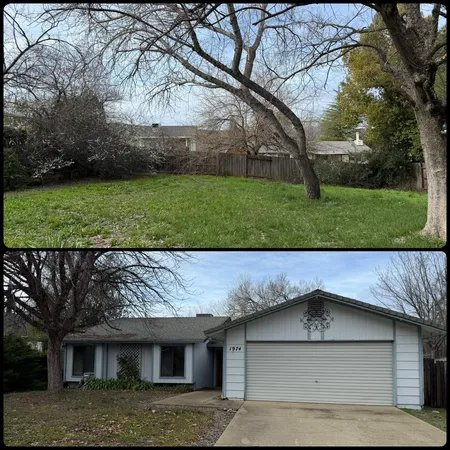 front view of house with a yard