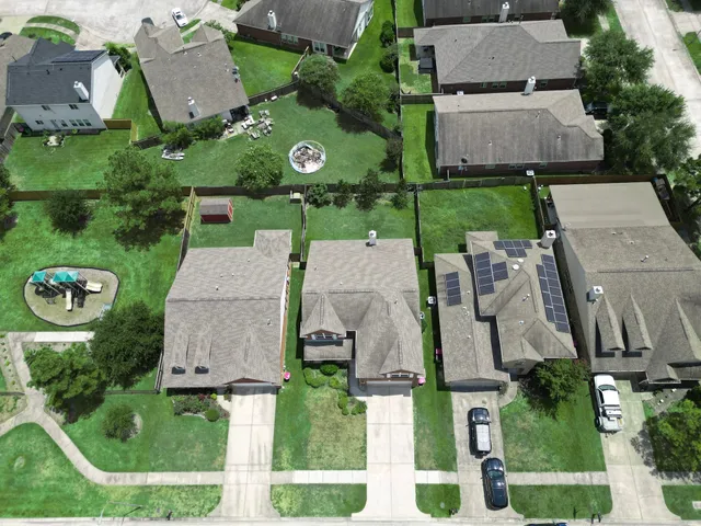 a multi story building with windows