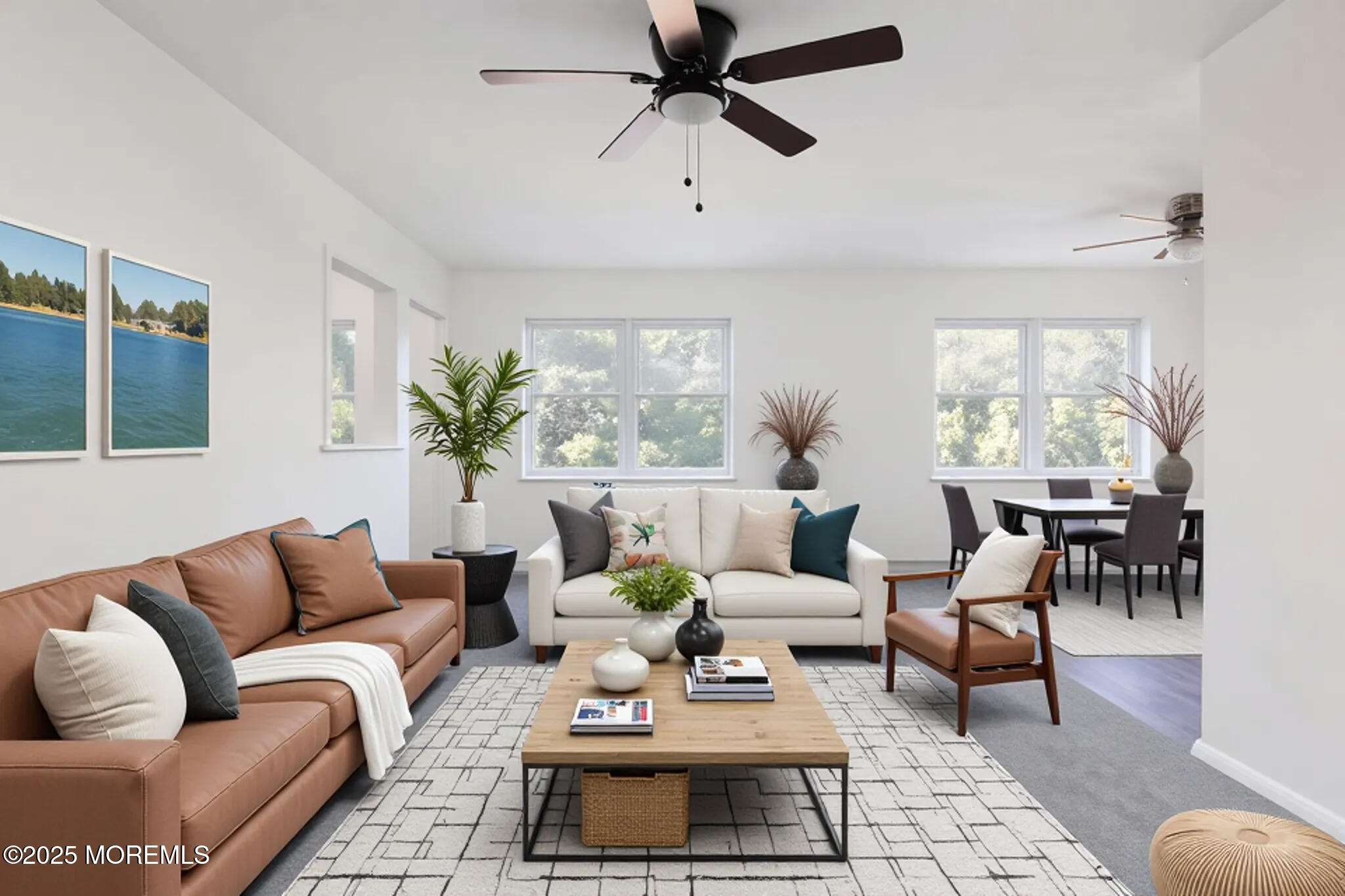 26 Windsor Terrace, Unit G Freehold, NJ 07728 - Photo 13 of 15 a living room with furniture and a large window