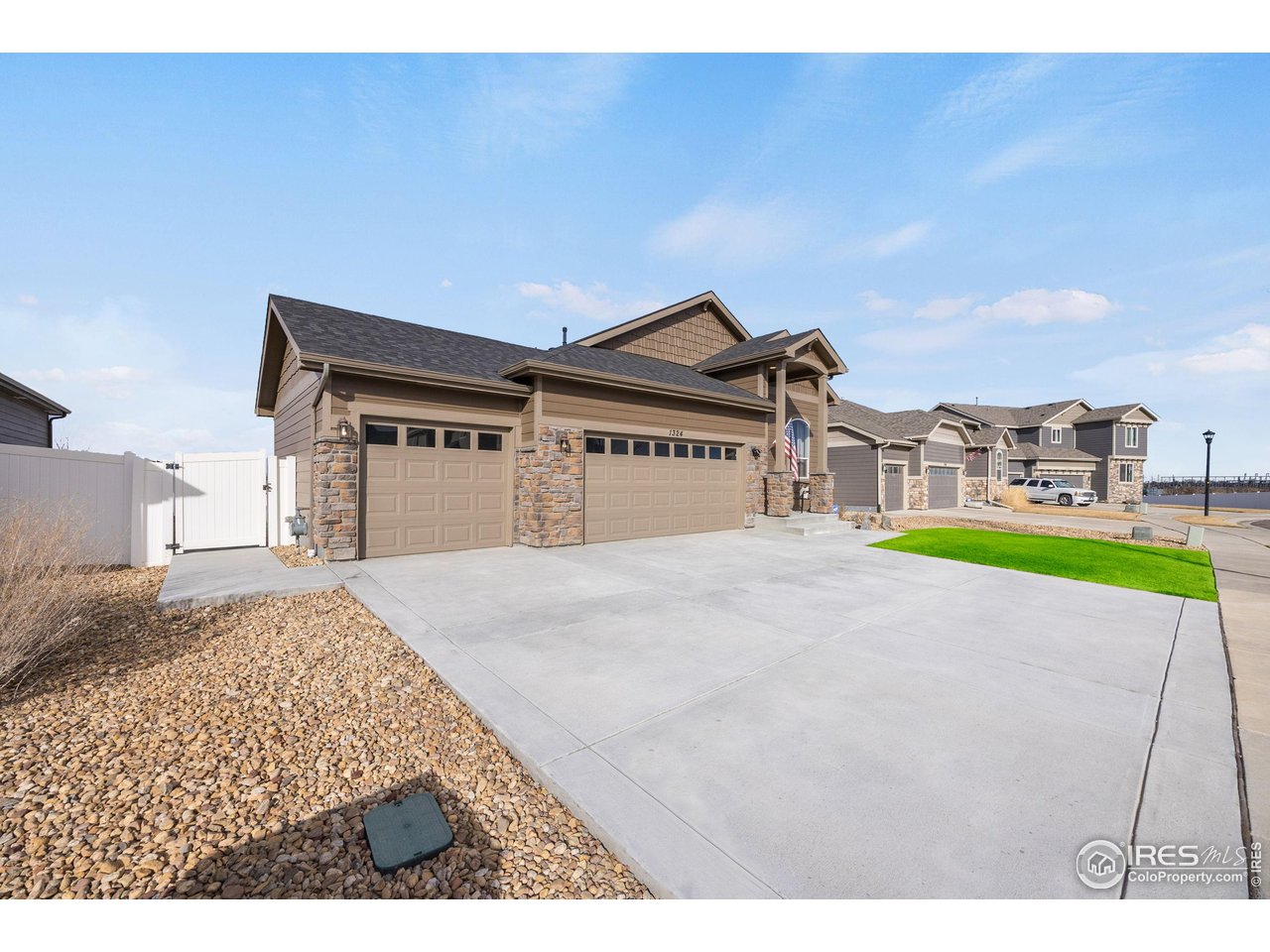 1324 Means Lane Berthoud, CO 80513 - Photo 2 of 44 All new concrete in the front, side and back