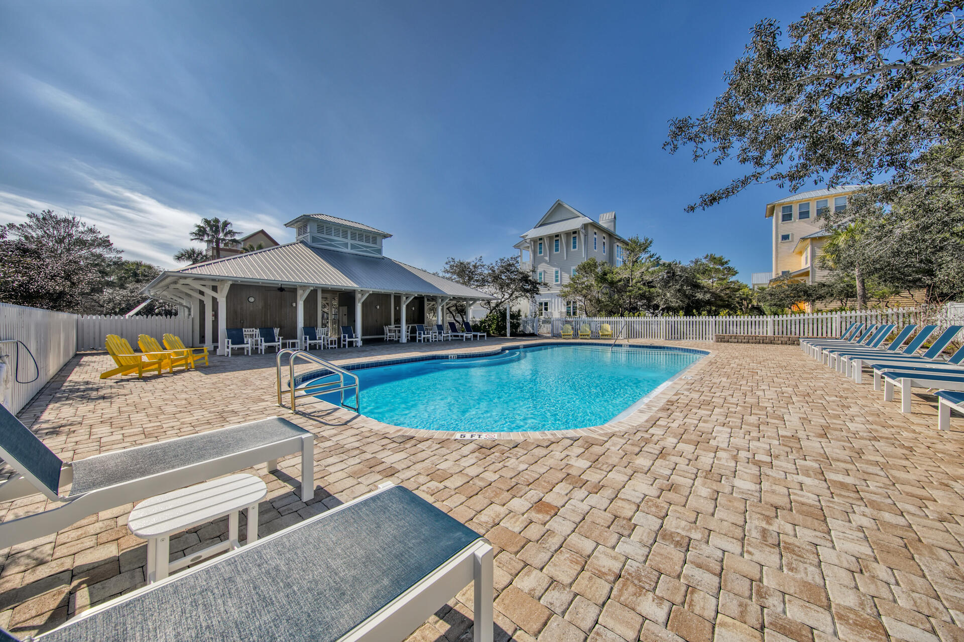 Lot 39 Old Beach Road Santa Rosa Beach, FL 32459 - Photo 11 of 26 a view of a swimming pool with a lounge chairs