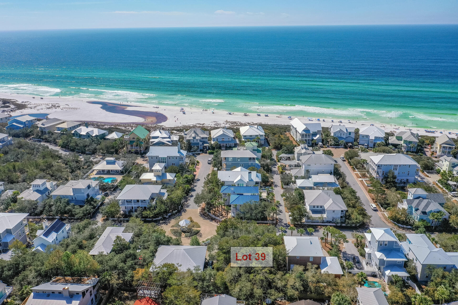 Lot 39 Old Beach Road Santa Rosa Beach, FL 32459 - Photo 14 of 26 a view of a city with an ocean