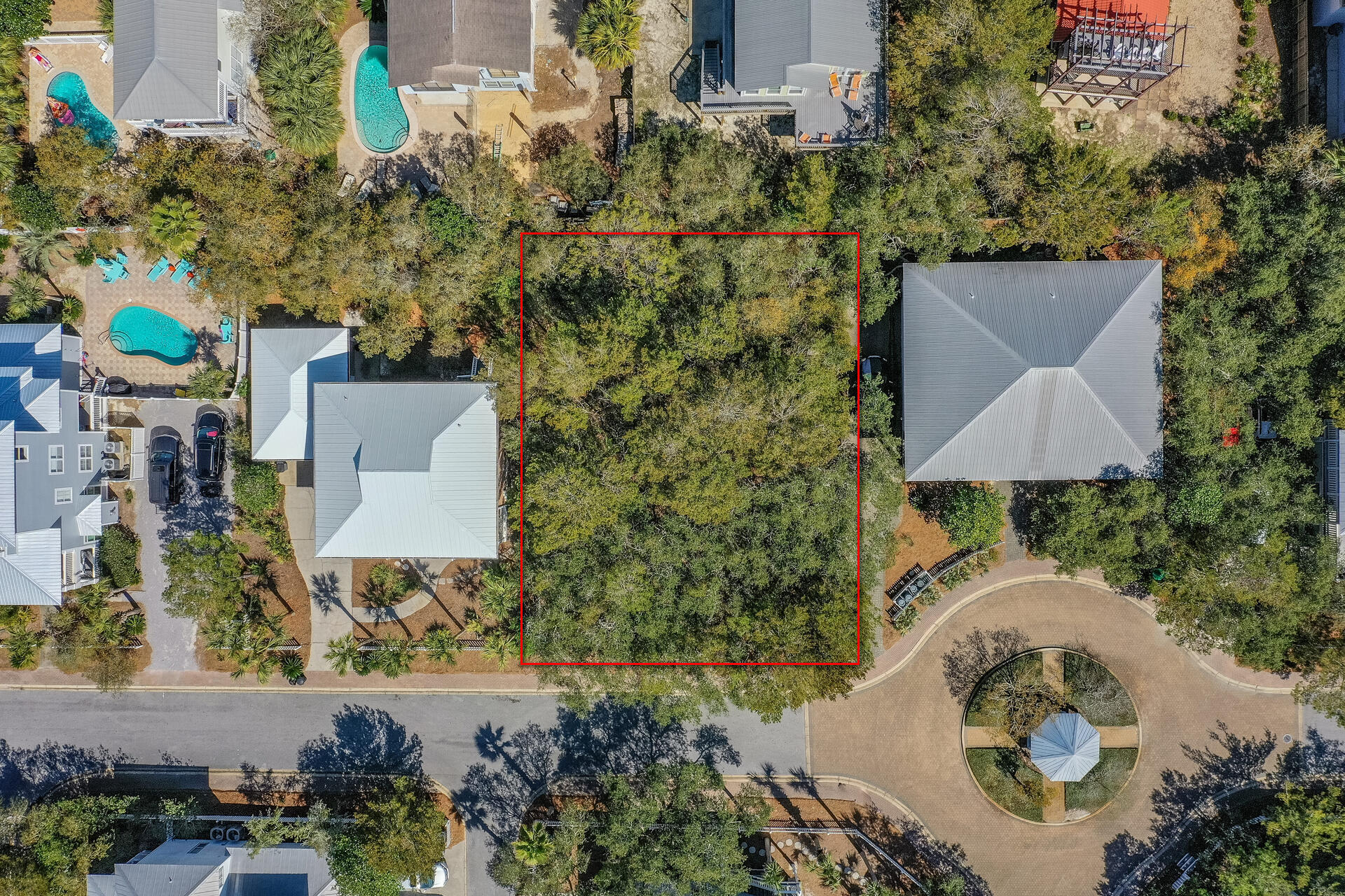 Lot 39 Old Beach Road Santa Rosa Beach, FL 32459 - Photo 9 of 26 an aerial view of a house