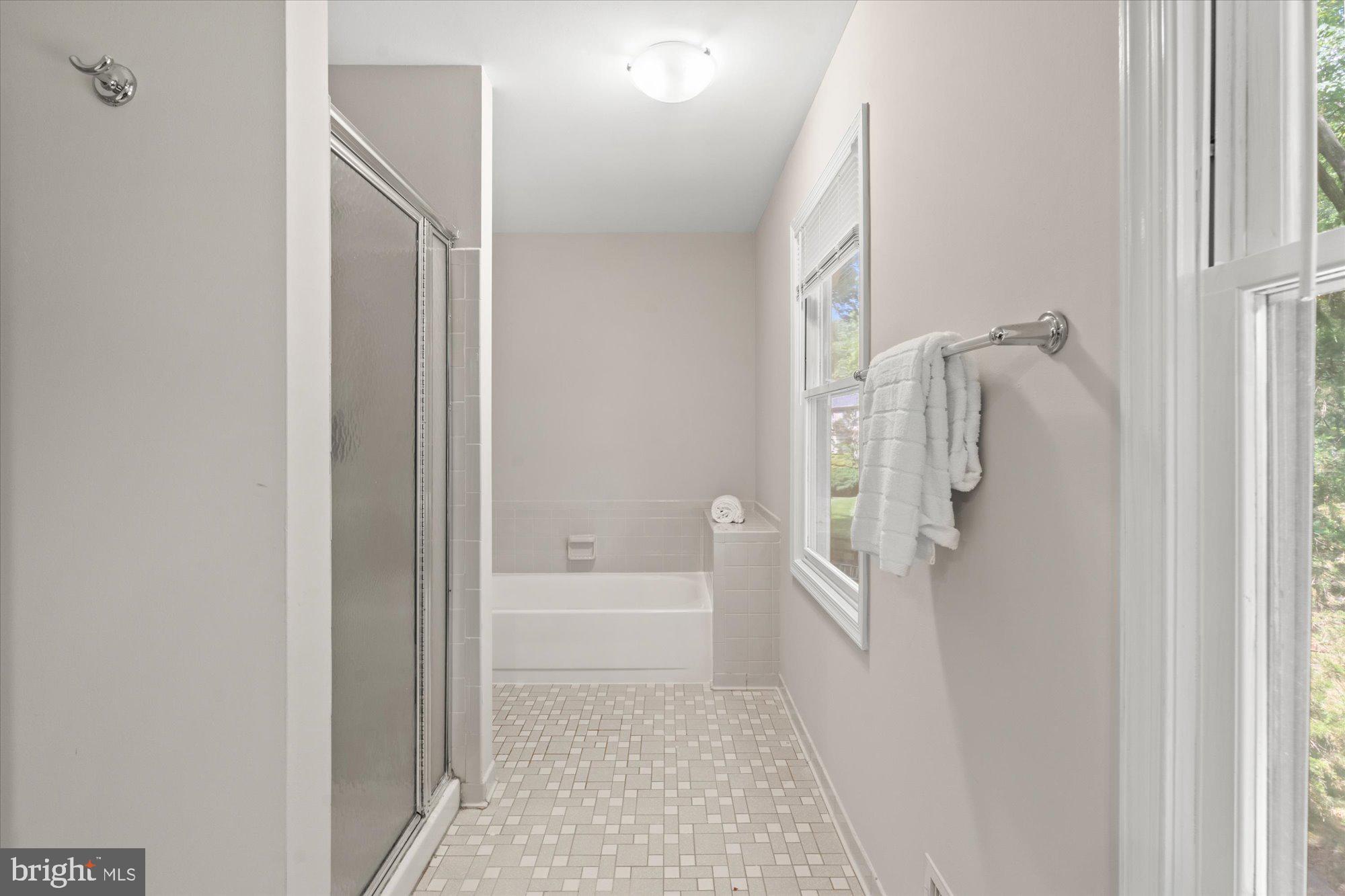 10100 Lawyers Road Vienna, VA 22181 - Photo 32 of 41 Shower Stall and Separate Tub