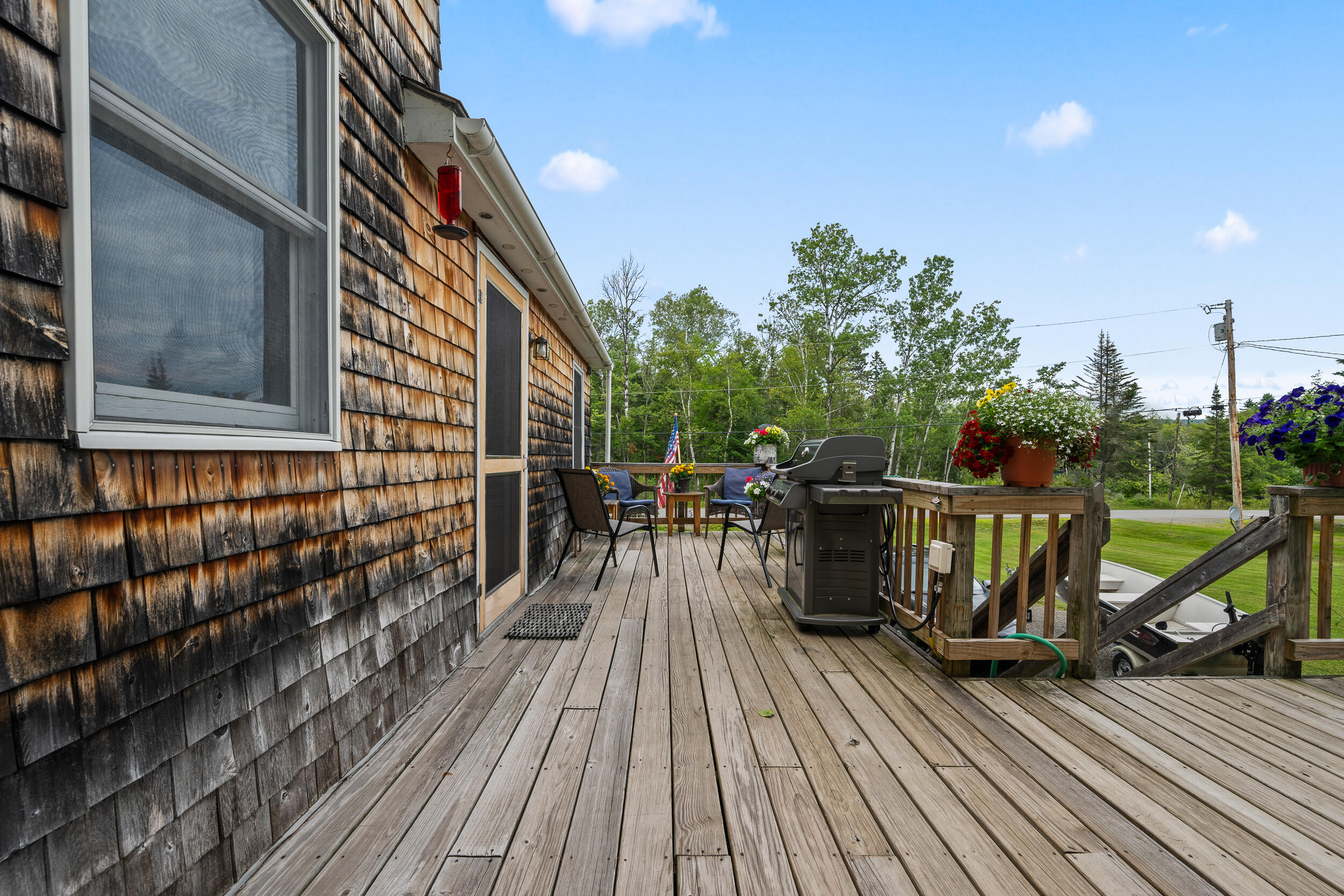 31 Franklin Street Oquossoc, ME 04964 - Photo 10 of 42 Spacious Deck