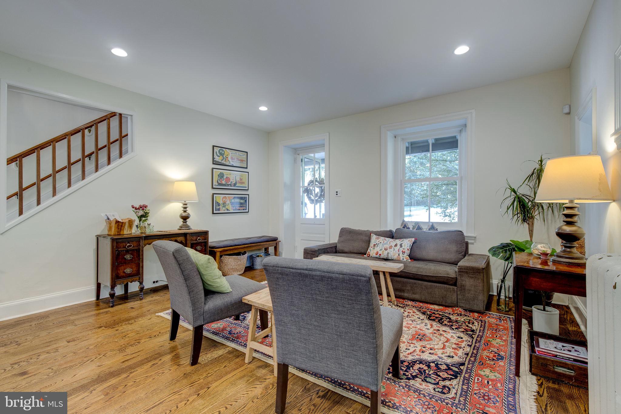 317 Maple Avenue Swarthmore, PA 19081 - Photo 4 of 41 Living room with view of main staircase