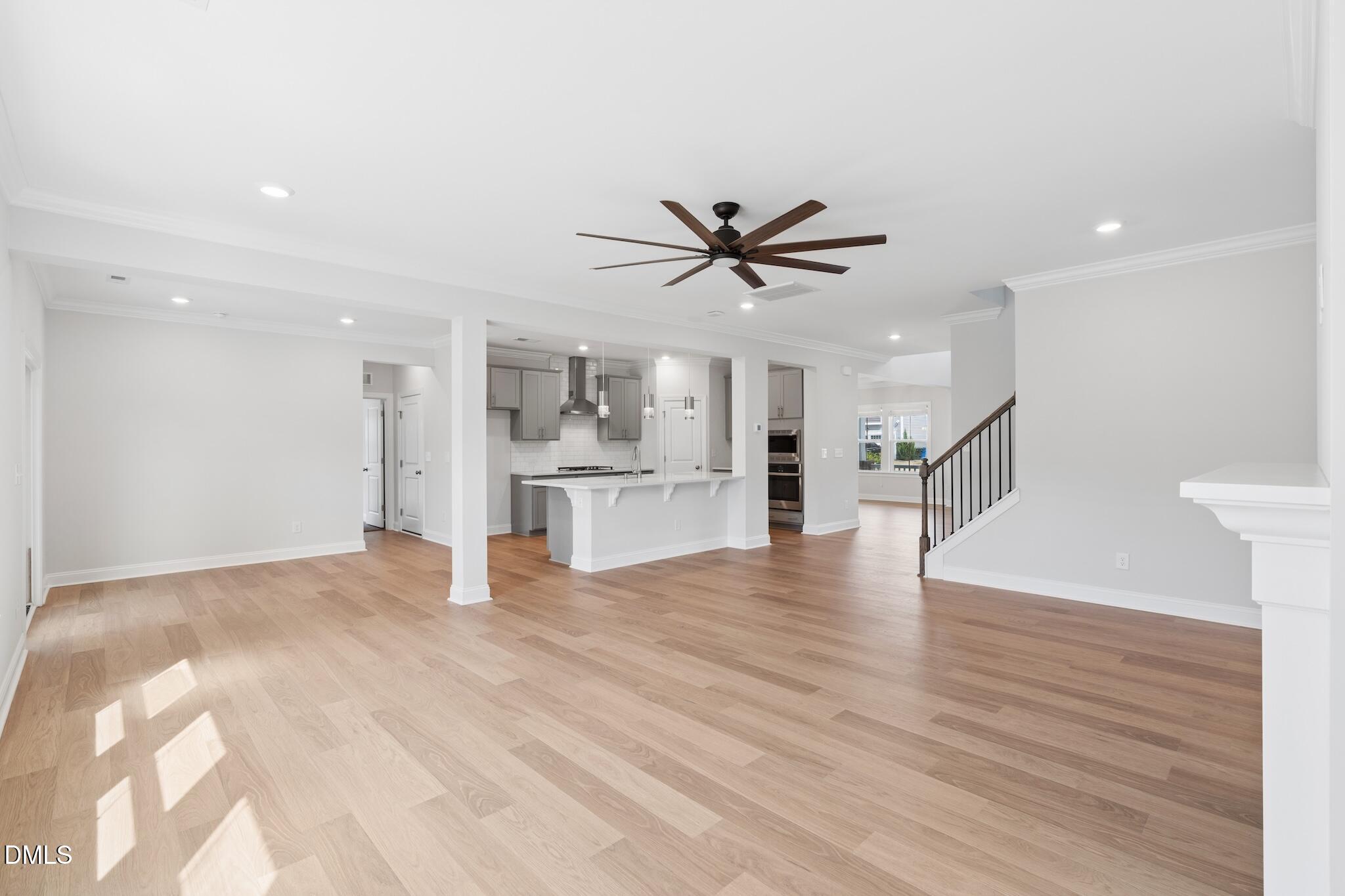 2616 Nordmann Fir Road Raleigh, NC 27616 - Photo 14 of 53 a view of empty room with wooden floor and window