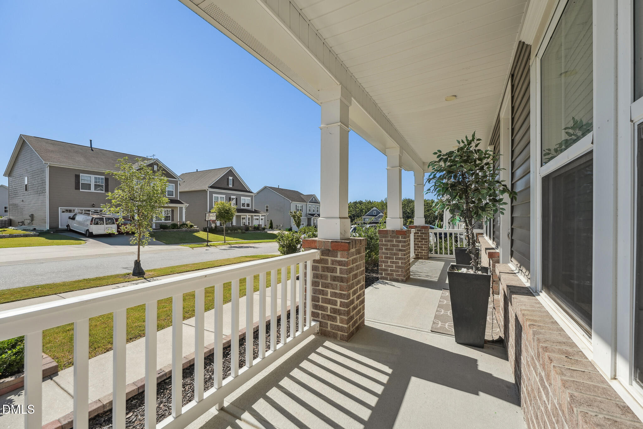 2616 Nordmann Fir Road Raleigh, NC 27616 - Photo 8 of 53 a view of a building from a balcony