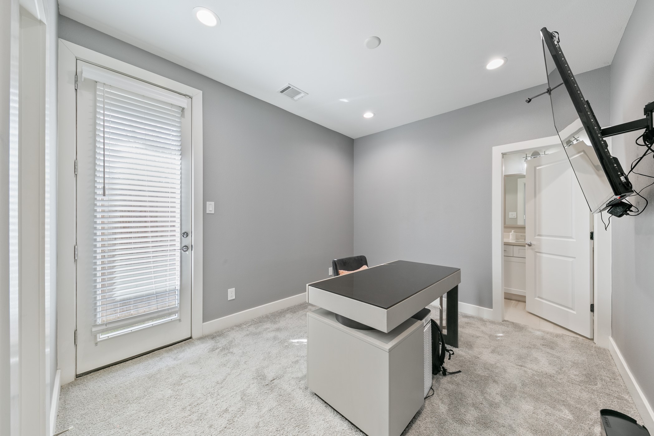 4032 Buck Street, Unit A Houston, TX 77020 - Photo 5 of 39 a view of storage and utility room with stairs