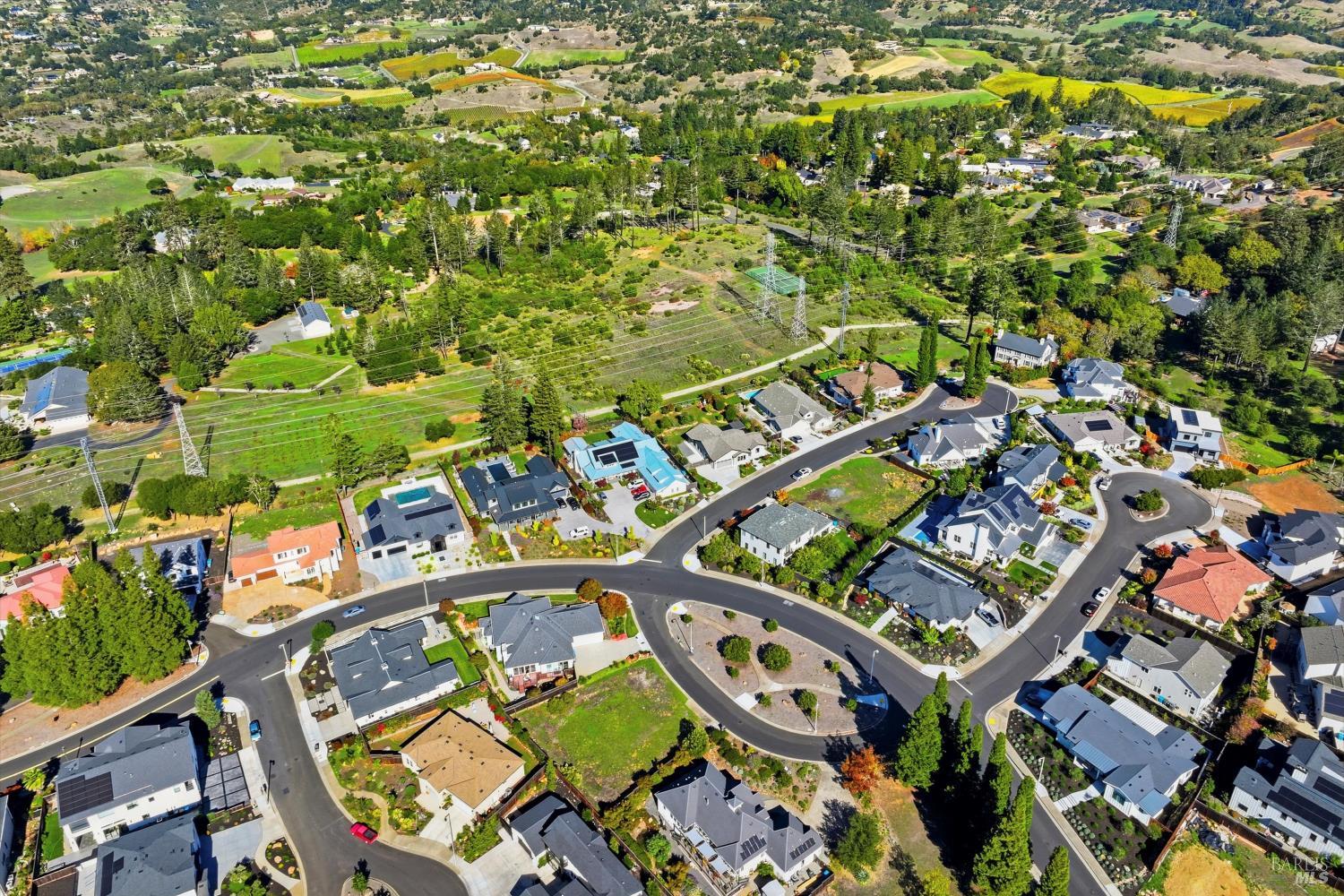 3639 Turnberry Circle Santa Rosa, CA 95403 - Photo 11 of 12 an aerial view of a residential apartment building with a yard