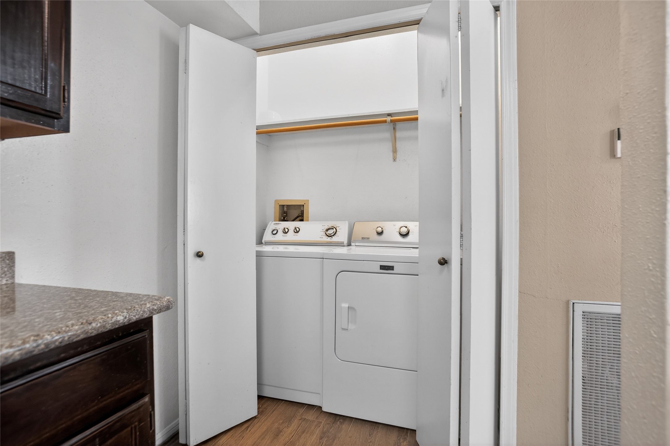 8299 Cambridge Street, Unit 706 Houston, TX 77054 - Photo 8 of 30 a utility room with dryer and washer