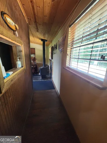 a living room with furniture a rug and a potted plant