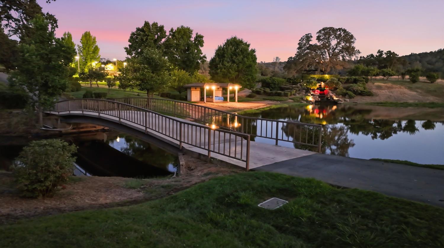 5820 Garden Bar Road Lincoln, CA 95648 - Photo 9 of 92 Bridge over the smaller larger pond