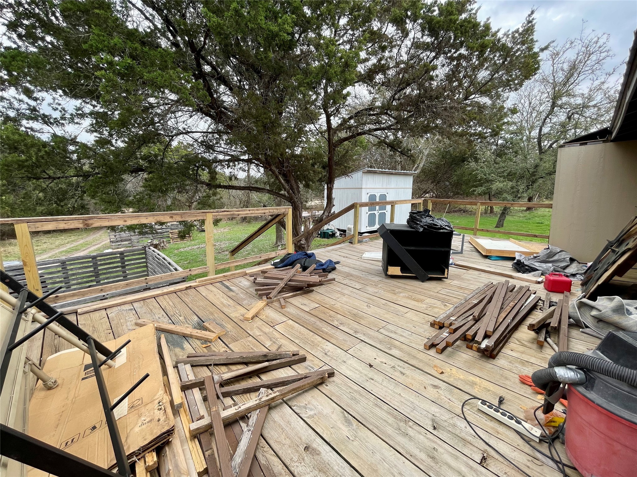 893 County Road 3376 Kempner, TX 76539 - Photo 22 of 23 a view of a terrace with furniture and a backyard
