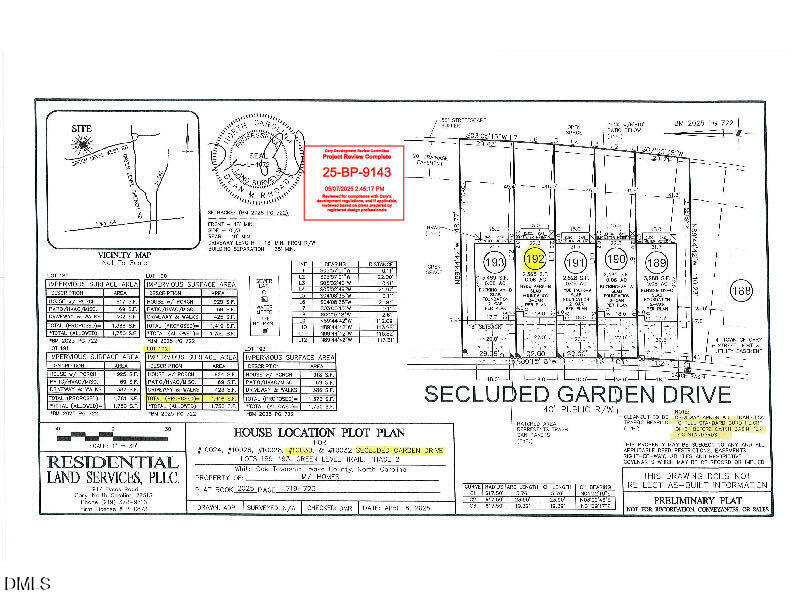 10030 Secluded Garden Drive Road, Unit 192 Apex, NC 27523 - Photo 6 of 30 Plot Plan