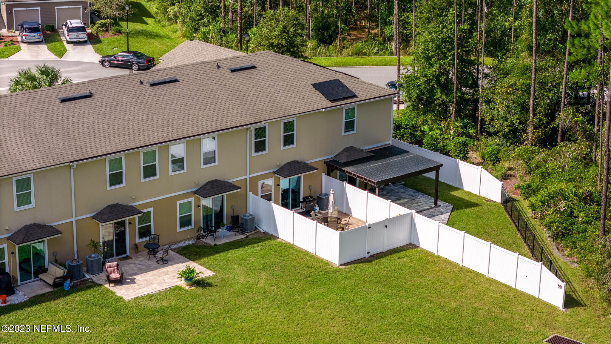 595 Servia Drive St. Johns, FL 32259 - Photo 45 of 56 an aerial view of a house with swimming pool