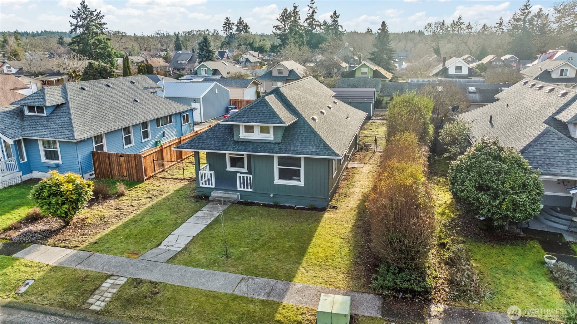 504 Dupont Avenue DuPont, WA 98327 - Photo 3 of 39 an aerial view of a house