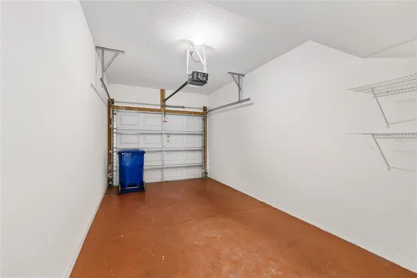 a view of a swimming pool with a porch