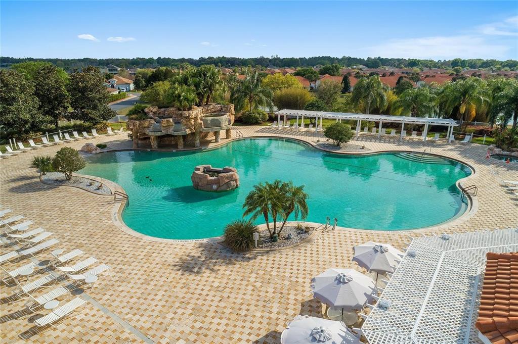 5427 Compass Point, Unit 1 Oxford, FL 34484 - Photo 40 of 51 a view of a swimming pool with a lake view
