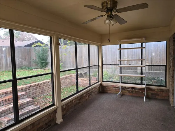 a view of a livingroom with an outdoor space