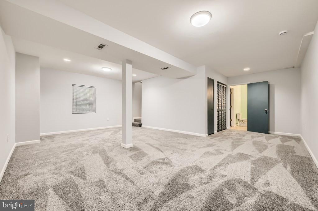 313 Nottingham Road Baltimore, MD 21229 - Photo 21 of 35 Large Basement Family Room