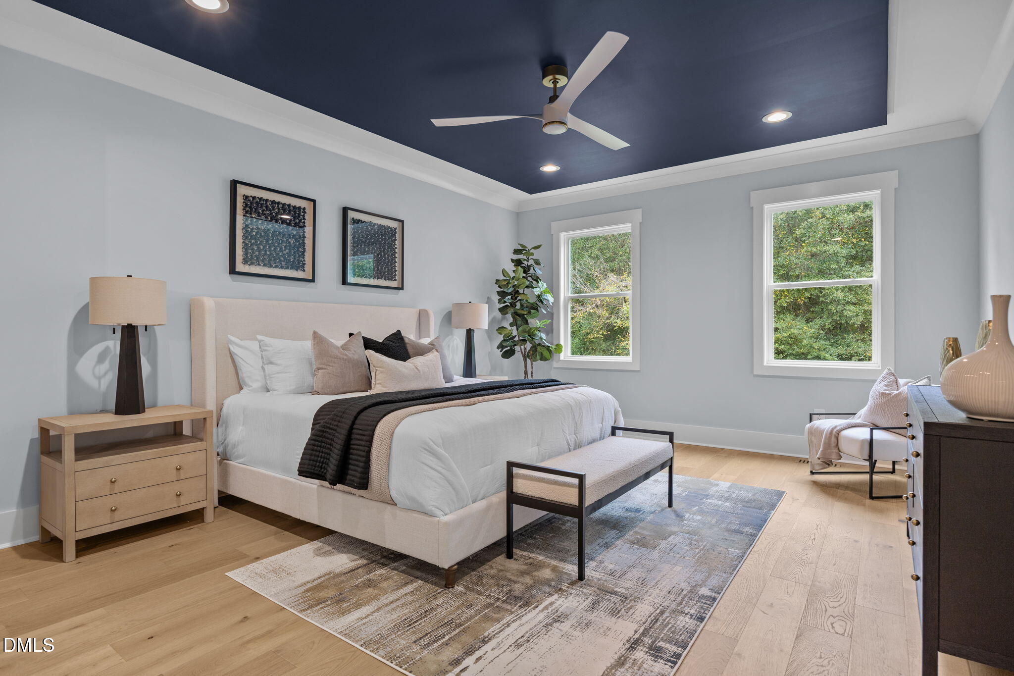 10 Carnation Road Youngsville, NC 27596 - Photo 13 of 44 a bedroom with a large bed and a couch