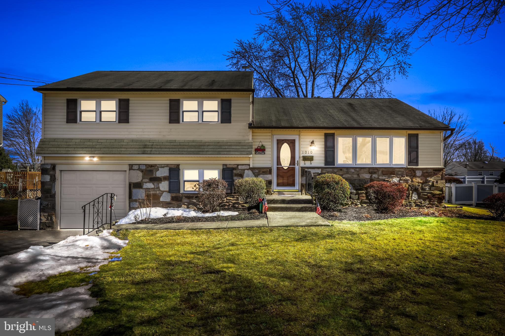 1010 Howard Road Warminster, PA 18974 - Photo 2 of 31 Front Exterior at Night-time