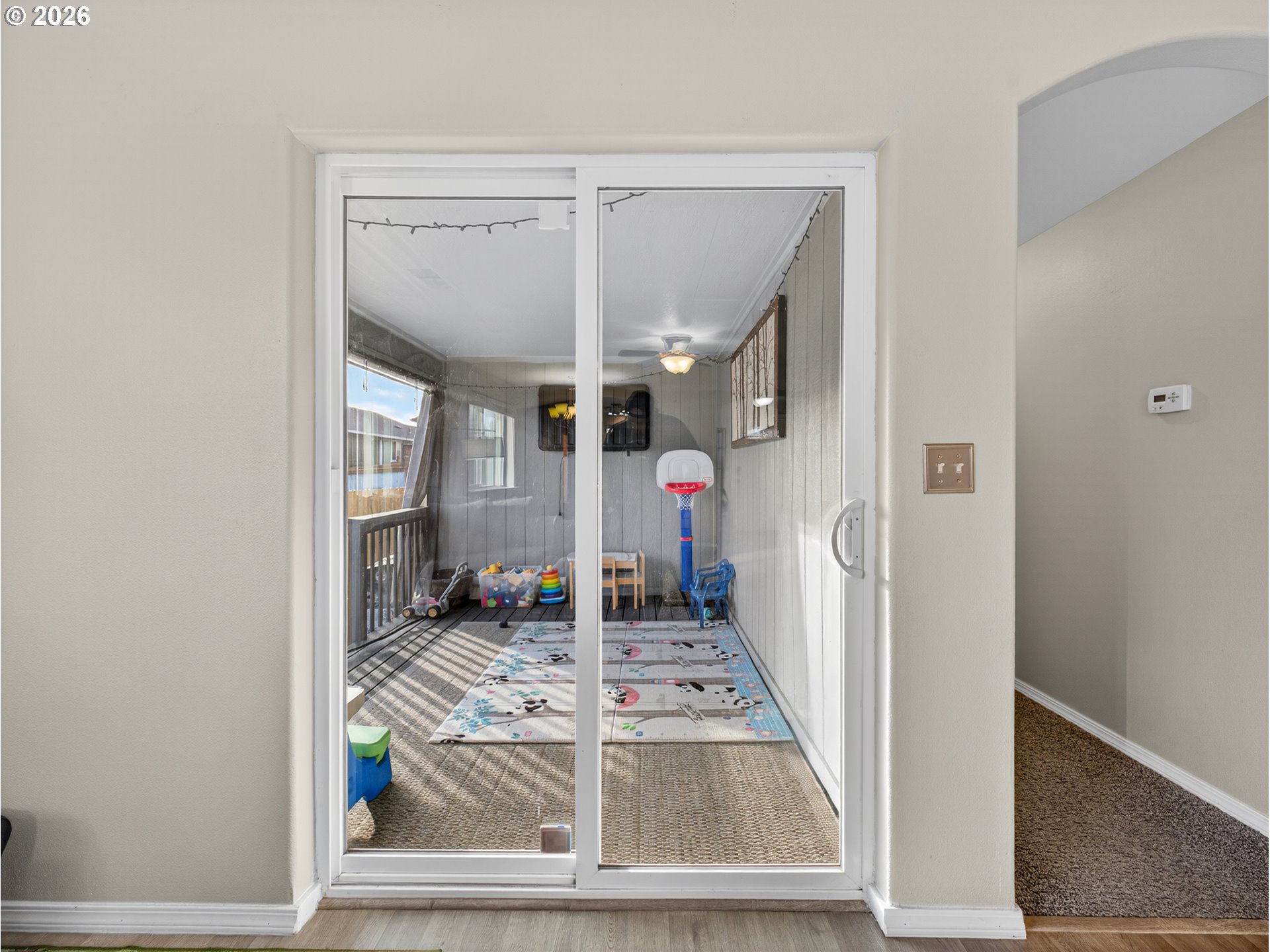 847 Northeast Duniway Road Lafayette, OR 97127 - Photo 23 of 38 a view of a hallway with a dining table and chairs