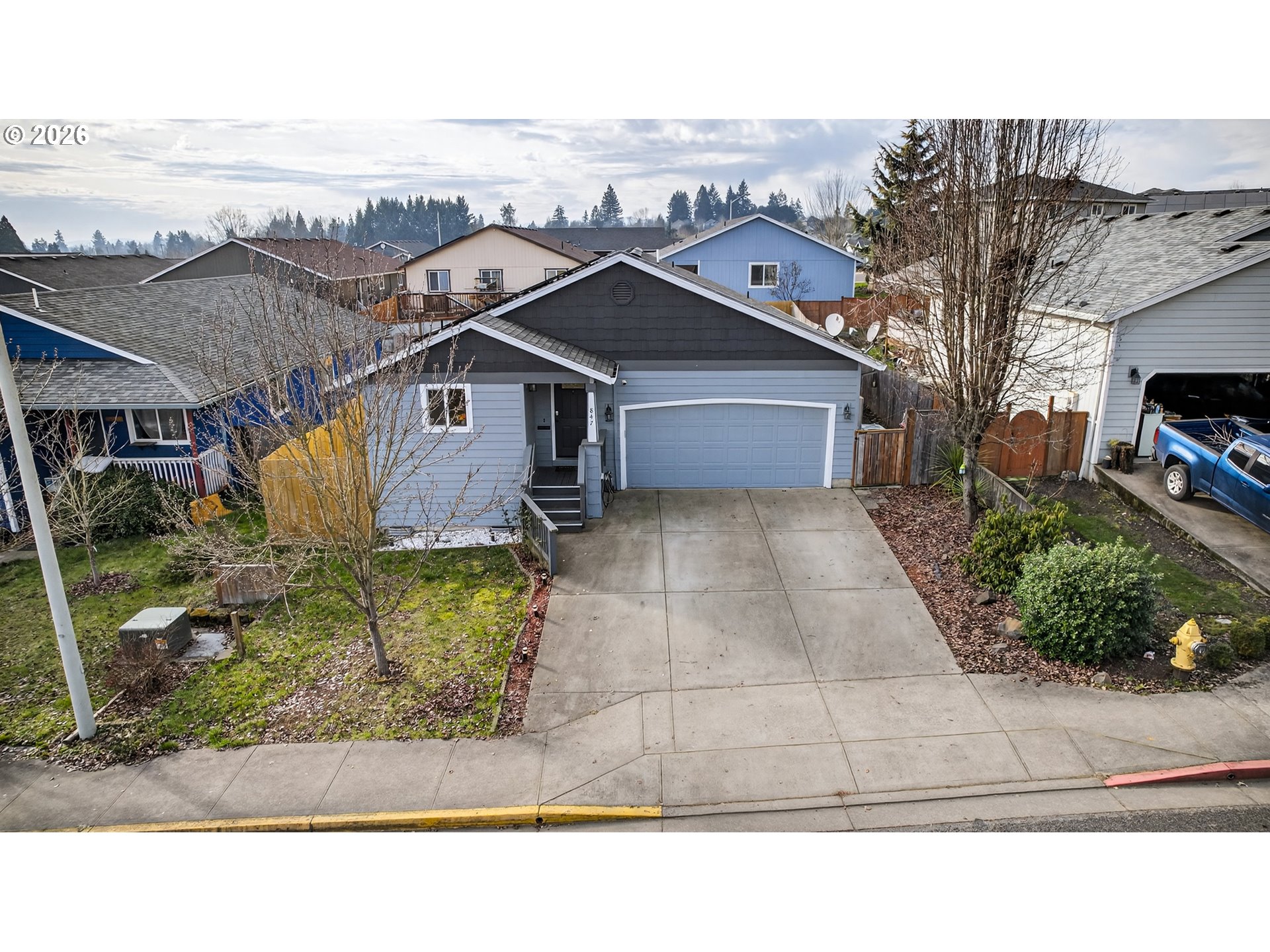 847 Northeast Duniway Road Lafayette, OR 97127 - Photo 3 of 38 a picture of a house with a outdoor space