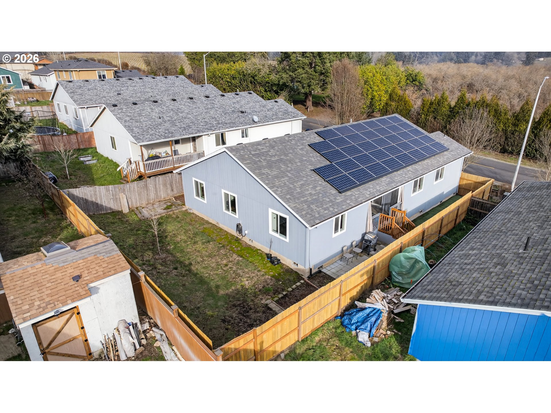 847 Northeast Duniway Road Lafayette, OR 97127 - Photo 37 of 38 an aerial view of a house