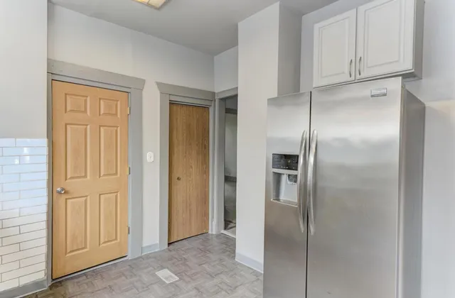 a view of closet area with window