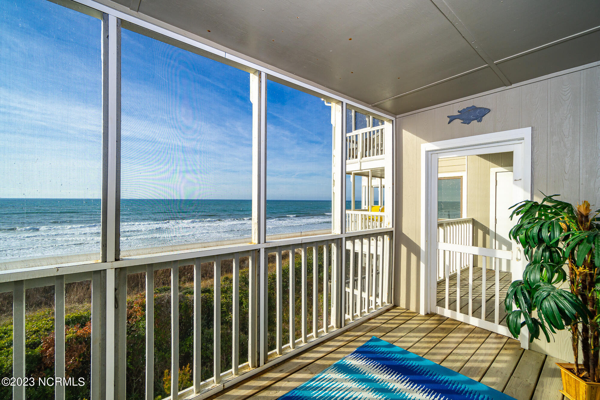 525 Salter Path Road, Unit B25 Atlantic Beach, NC 28512 - Photo 7 of 39 Oceanfront covered porch off LR