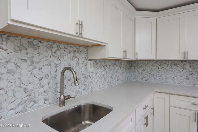 a close view of sink and tap