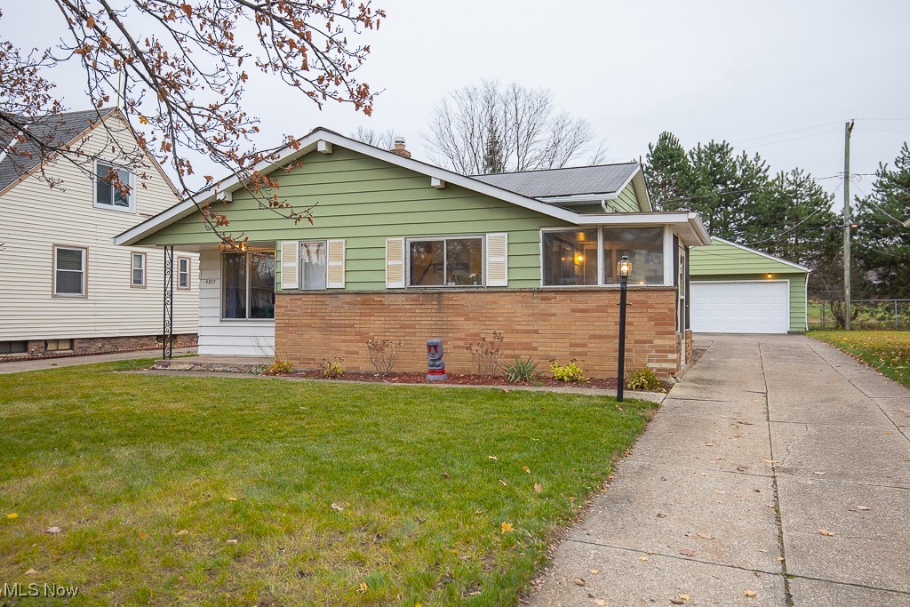 4357 Valleyside Road Cleveland, OH 44135 - Photo 23 of 26 View of front of home featuring a front lawn