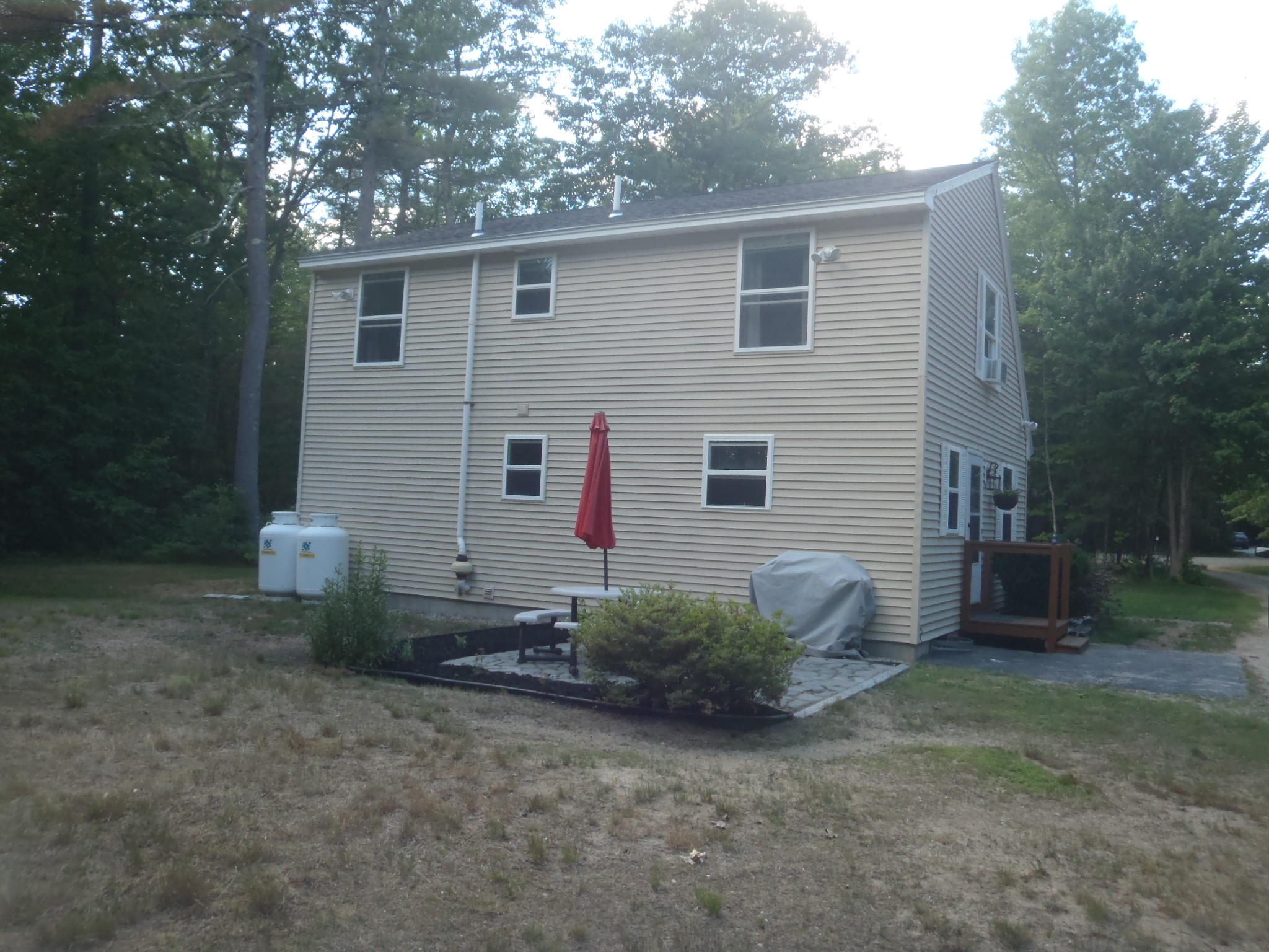 41 Mt Hunger Shore Road Windham, ME 04062 - Photo 10 of 37 Back with patio