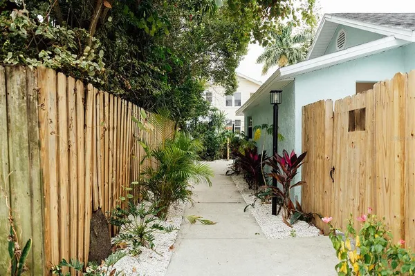 a view of outdoor space and garden