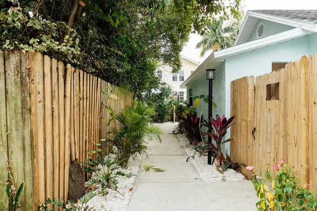 a view of outdoor space and garden