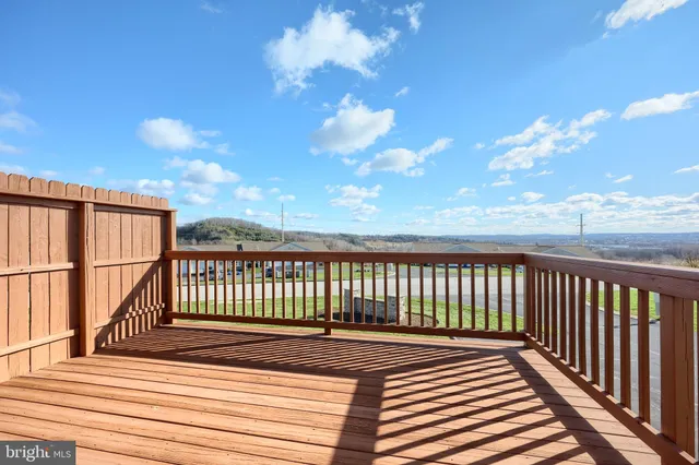 a view of a roof deck