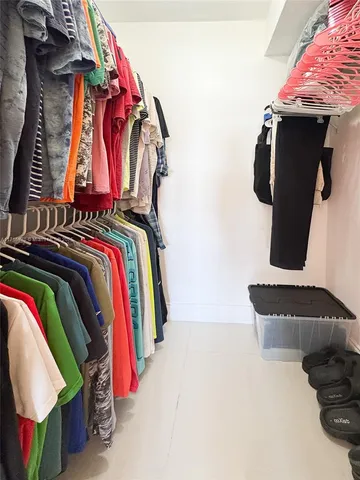 an aerial view of a house with outdoor space