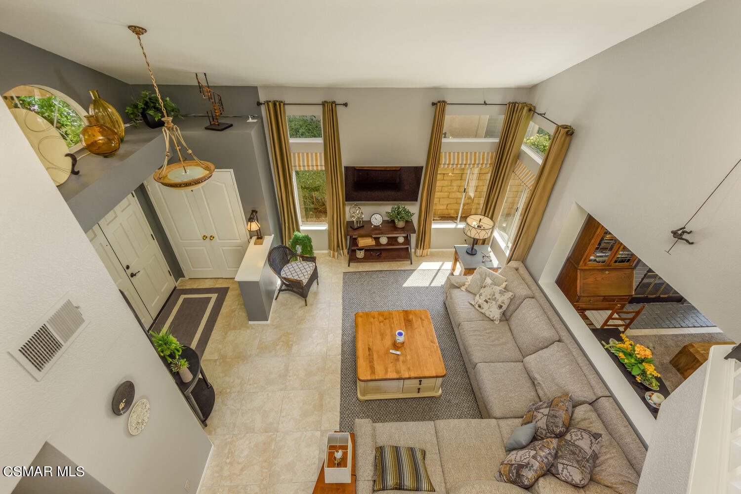 657 Galloping Hill Road Simi Valley, CA 93065 - Photo 15 of 34 a view of living room with furniture and a fireplace