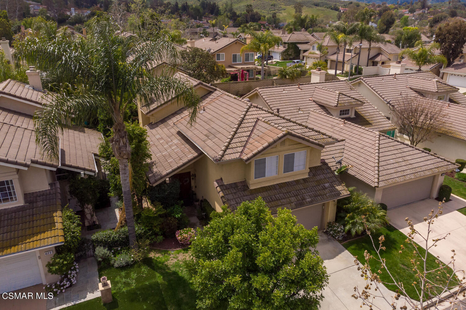 657 Galloping Hill Road Simi Valley, CA 93065 - Photo 30 of 34 an aerial view of a house