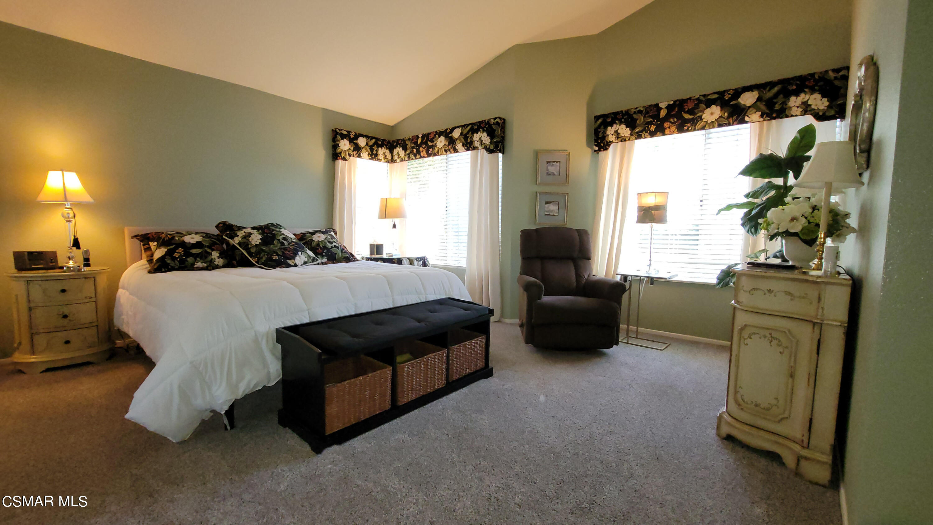 657 Galloping Hill Road Simi Valley, CA 93065 - Photo 34 of 34 a bedroom with a bed and a couch