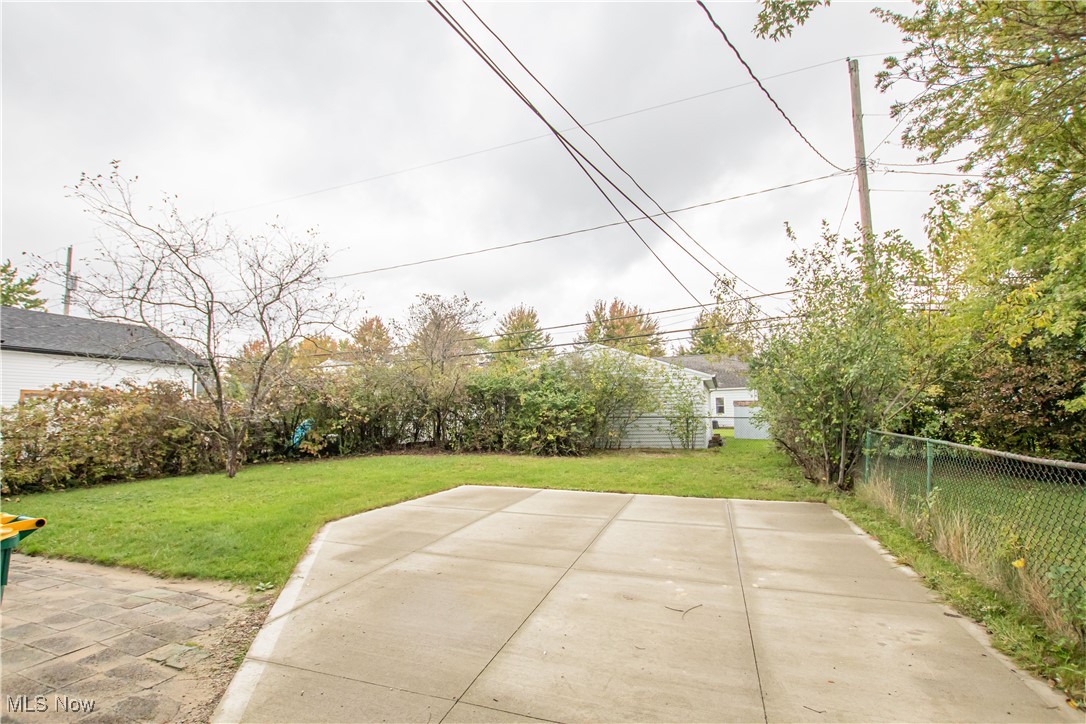 15501 Greendale Road Maple Heights, OH 44137 - Photo 21 of 23 View of yard with a patio