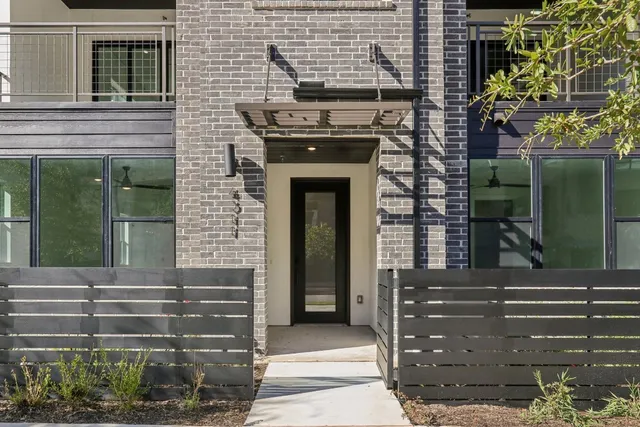 a front view of a house with a window