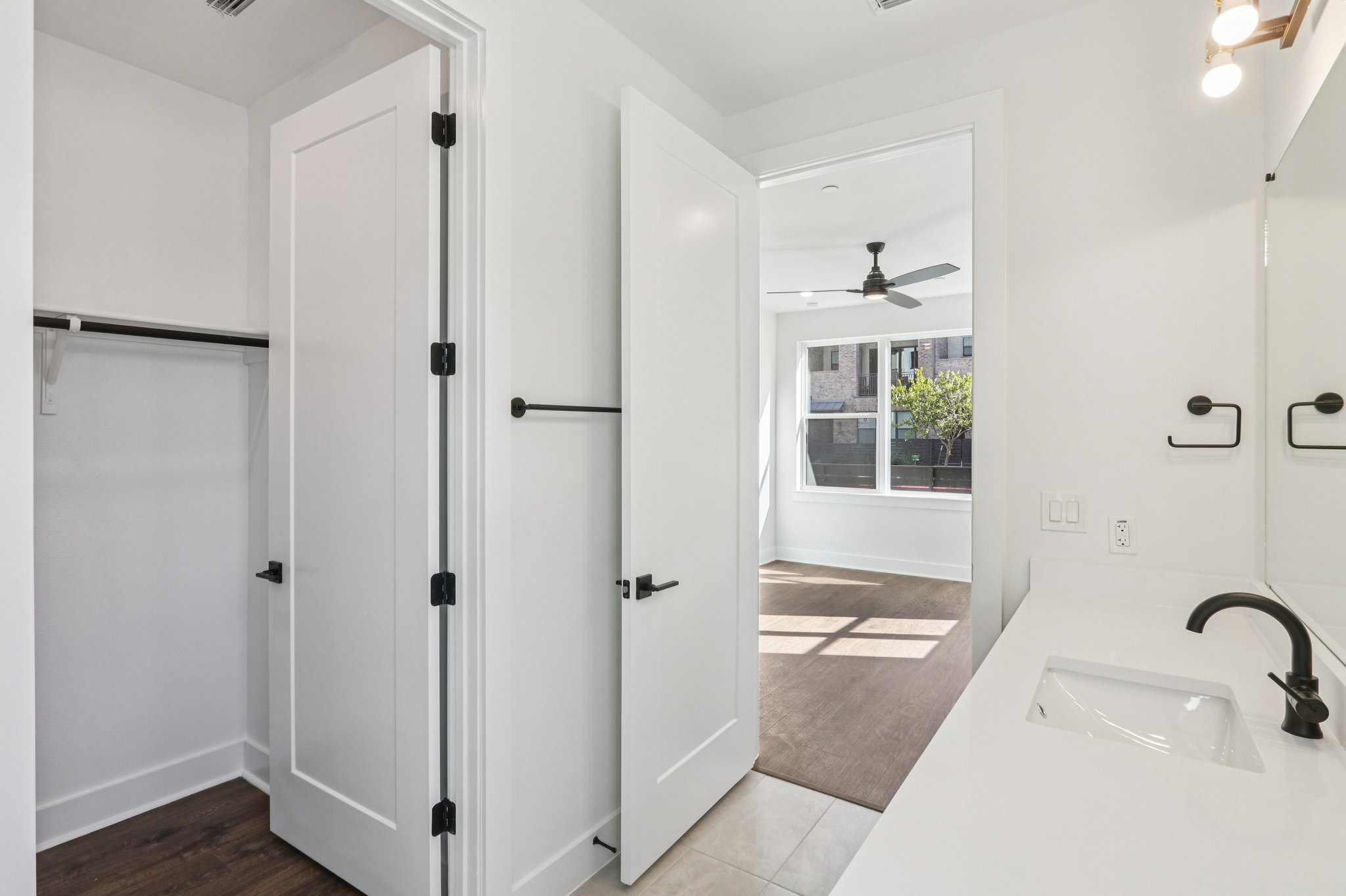 4311 Prevail Lane Austin, TX 78731 - Photo 22 of 40 a bathroom with a tub shower and sink
