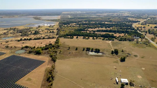 a view of an ocean and beach