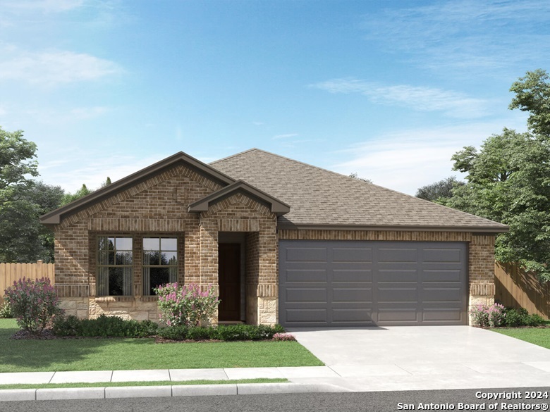 107 Perciful Avenue Cibolo, TX 78108 - Photo 1 of 1 a front view of a house with garden